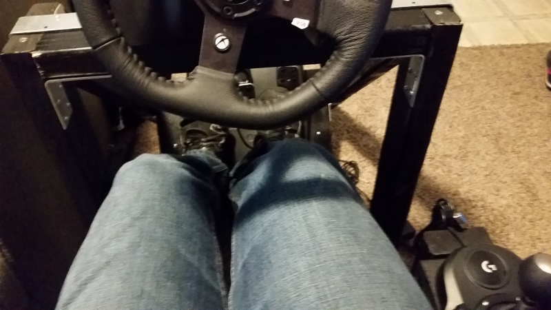 In the drivers seat